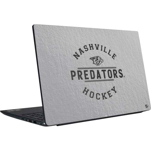 NHL Nashville Predators Black Text Dell Vostro Skin
